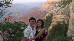 Bhawna with her hubby during their US stay.